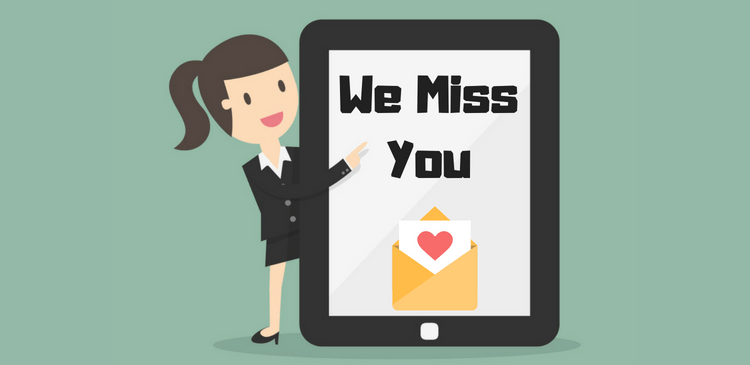 we miss you email