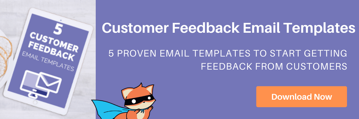 customer feedback email templates