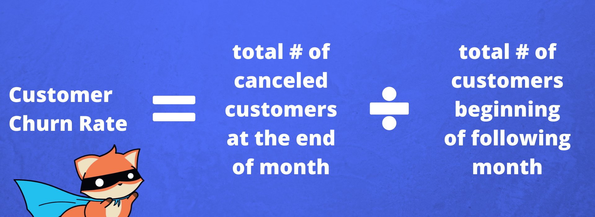 customer churn rate