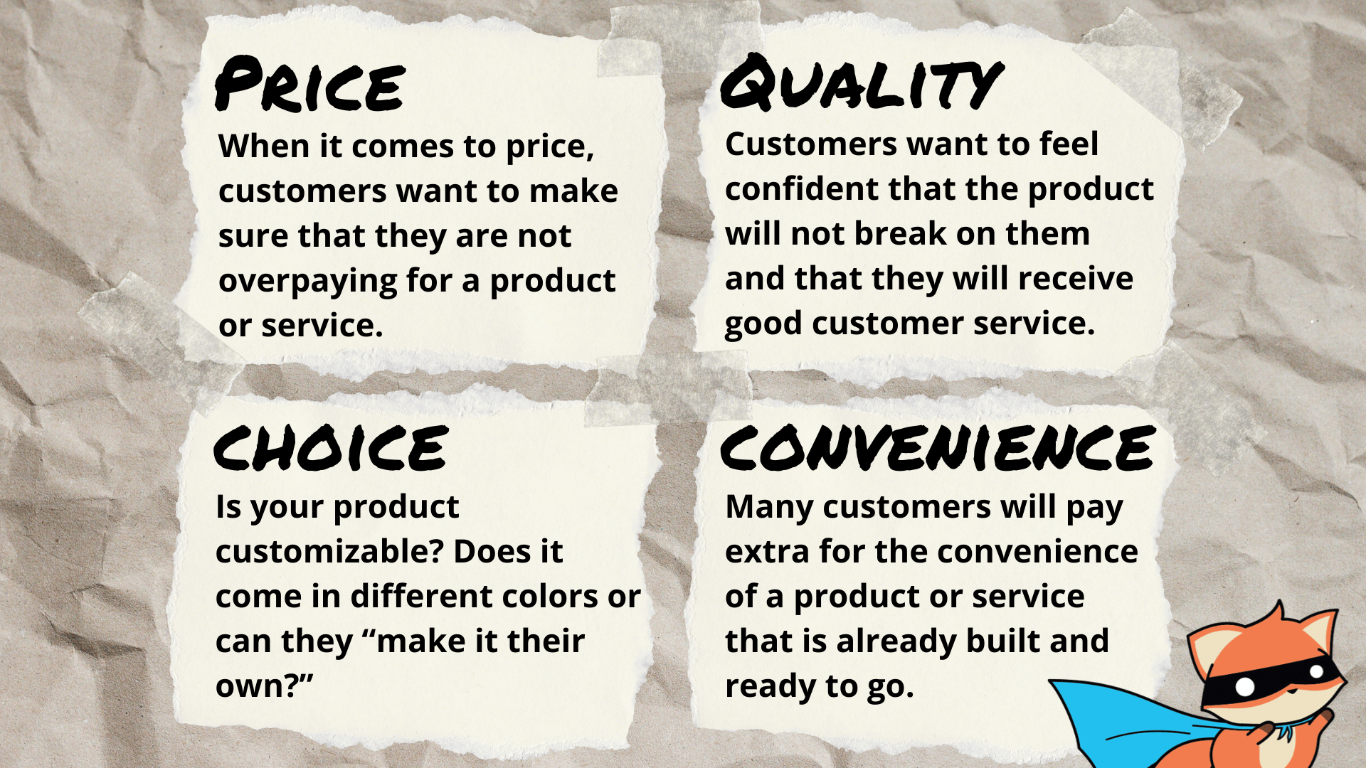 customer needs and expectations