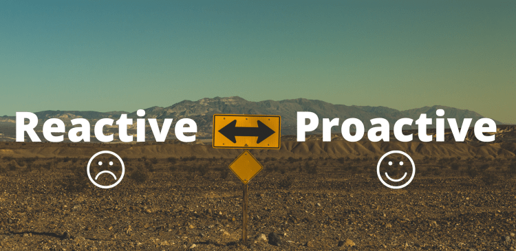 reactive vs proactive customer feedback